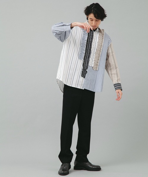 VIKTOR&ROLF（ヴィクター&ロルフ）の「VIKTOR&ROLF(ヴィクター＆ロルフ)マルチフリルストライプシャツ/RUFFLED SHIRT（シャツ/ブラウス・メンズ・マルチ・46/48）」の19枚目の写真