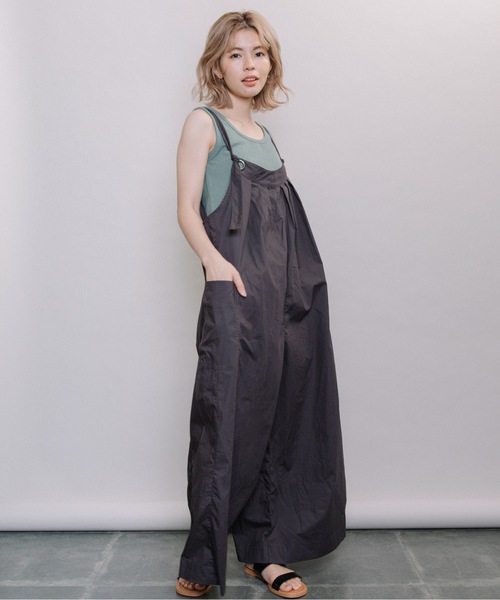 refinedworks（リファインドワークス）の「サロペットパンツ（サロペット/オーバーオール・レディース・ブラウン/グレー/チャコール・FREE）」の13枚目の写真