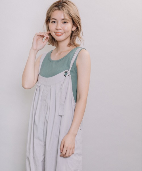 refinedworks（リファインドワークス）の「サロペットパンツ（サロペット/オーバーオール・レディース・ブラウン/グレー/チャコール・FREE）」の14枚目の写真