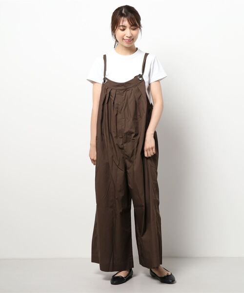 refinedworks（リファインドワークス）の「サロペットパンツ（サロペット/オーバーオール・レディース・ブラウン/グレー/チャコール・FREE）」の15枚目の写真