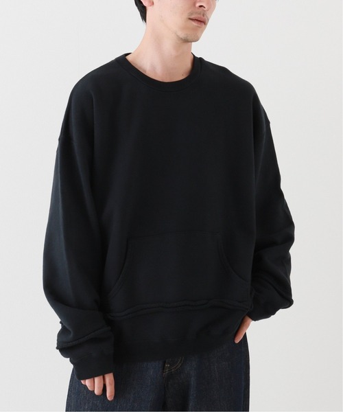 no.(ナンバー)の「【NO. / ナンバー】PROCESSING CREW SWEAT(スウェット・メンズ・ブラック/ベージュ・SMALL/MEDIUM)」の1枚目の写真