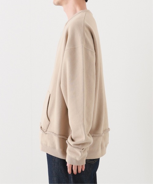 no.(ナンバー)の「【NO. / ナンバー】PROCESSING CREW SWEAT(スウェット・メンズ・ブラック/ベージュ・SMALL/MEDIUM)」の5枚目の写真