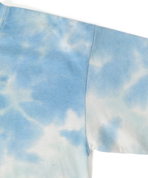 GLAZOS(グラソス)の「天竺・ドロップショルダータイダイバックロゴプリント長袖Tシャツ(Tシャツ/カットソー・キッズ・グレー/ブルー/グリーン・130cm/140cm/150cm/160cm/170cm)」の13枚目の写真