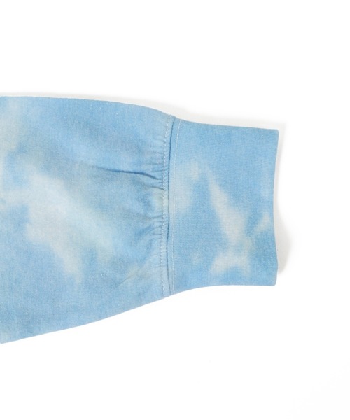 GLAZOS(グラソス)の「天竺・ドロップショルダータイダイバックロゴプリント長袖Tシャツ(Tシャツ/カットソー・キッズ・グレー/ブルー/グリーン・130cm/140cm/150cm/160cm/170cm)」の14枚目の写真