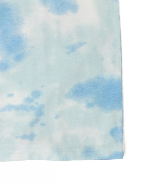 GLAZOS(グラソス)の「天竺・ドロップショルダータイダイバックロゴプリント長袖Tシャツ(Tシャツ/カットソー・キッズ・グレー/ブルー/グリーン・130cm/140cm/150cm/160cm/170cm)」の16枚目の写真