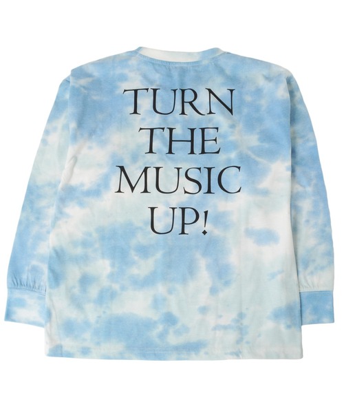 GLAZOS(グラソス)の「天竺・ドロップショルダータイダイバックロゴプリント長袖Tシャツ(Tシャツ/カットソー・キッズ・グレー/ブルー/グリーン・130cm/140cm/150cm/160cm/170cm)」の18枚目の写真
