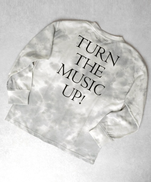 GLAZOS(グラソス)の「天竺・ドロップショルダータイダイバックロゴプリント長袖Tシャツ(Tシャツ/カットソー・キッズ・グレー/ブルー/グリーン・130cm/140cm/150cm/160cm/170cm)」の21枚目の写真