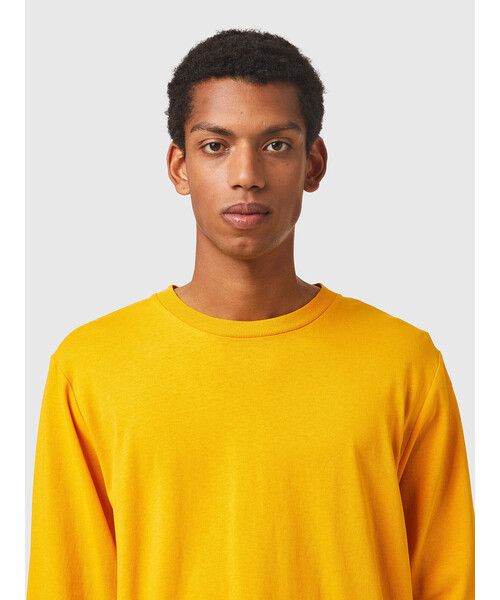 DIESEL(ディーゼル)の「メンズ ロングスリーブ カットソー レギュラーフィット(Tシャツ/カットソー・メンズ・イエロー/ブラック/オレンジ/ブルー・LARGE/MEDIUM/XX-LARGE/SMALL/X-SMALL/X-LARGE/XXX-LARGE)」の7枚目の写真
