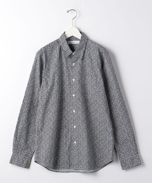 green label relaxing（グリーンレーベルリラクシング）の「＜green label relaxing＞プリント ナロー レギュラーカラー シャツ（シャツ/ブラウス・メンズ・ダークブラウン/ネイビー/グレー・S/M/L/XL）」の6枚目の写真