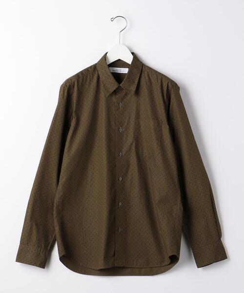 green label relaxing（グリーンレーベルリラクシング）の「＜green label relaxing＞プリント ナロー レギュラーカラー シャツ（シャツ/ブラウス・メンズ・ダークブラウン/ネイビー/グレー・S/M/L/XL）」の15枚目の写真