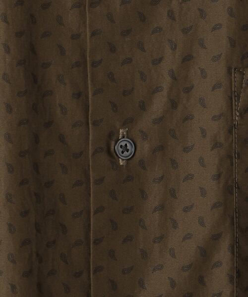 green label relaxing（グリーンレーベルリラクシング）の「＜green label relaxing＞プリント ナロー レギュラーカラー シャツ（シャツ/ブラウス・メンズ・ダークブラウン/ネイビー/グレー・S/M/L/XL）」の16枚目の写真