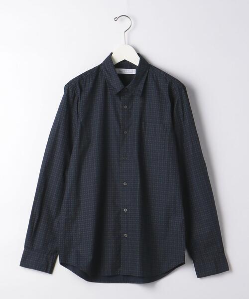 green label relaxing（グリーンレーベルリラクシング）の「＜green label relaxing＞プリント ナロー レギュラーカラー シャツ（シャツ/ブラウス・メンズ・ダークブラウン/ネイビー/グレー・S/M/L/XL）」の17枚目の写真