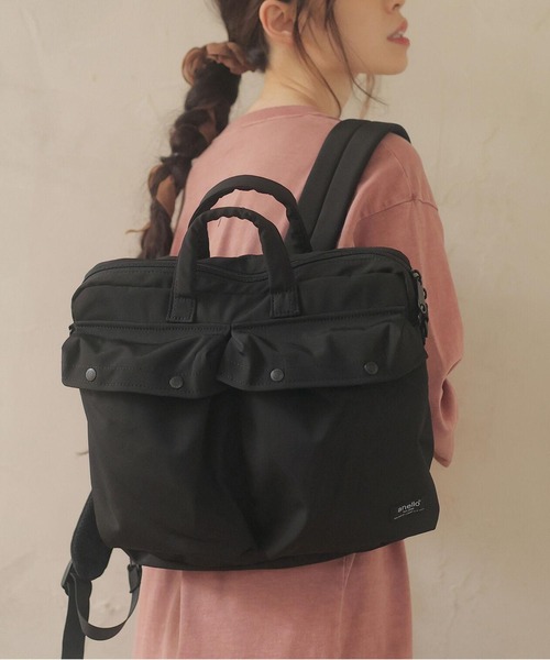 anello(アネロ)の「・anello ペール3WAYトート型リュック*(バックパック/リュック・レディース・ブラック・FREE)」の13枚目の写真