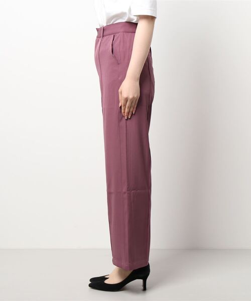 210nouve（トゥージュヌーブ）の「センタープレスワイドパンツ（その他パンツ・レディース・パープル/ブルー/ライトベージュ/ブラウン・FREE）」の5枚目の写真