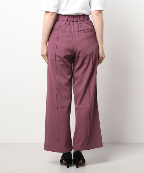 210nouve（トゥージュヌーブ）の「センタープレスワイドパンツ（その他パンツ・レディース・パープル/ブルー/ライトベージュ/ブラウン・FREE）」の6枚目の写真