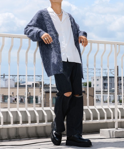 セール】モヘアライクカーディガン（カーディガン/ボレロ）｜Ellno