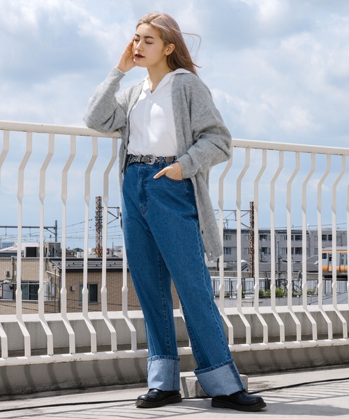 Ellno Loset(エルノロゼット)の「モヘアライクカーディガン(カーディガン/ボレロ・メンズ・ライトグレー/ダークブルー/ブラック/レッド・MEDIUM/LARGE)」の11枚目の写真