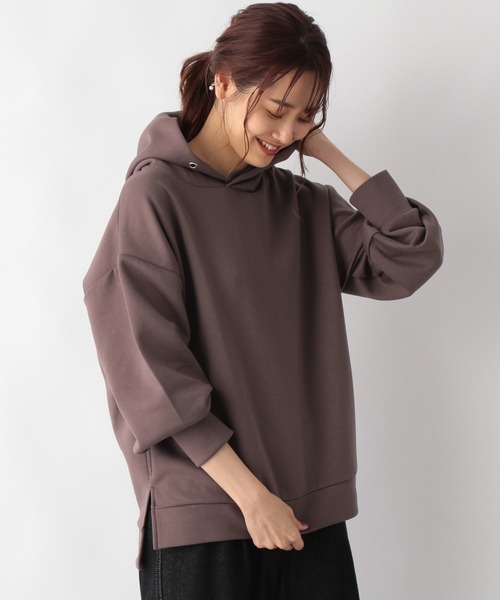 GLOBAL WORK（グローバルワーク）の「サマ見えAiryパーカー/215567（パーカー・レディース・ダークグレー/ブラウン/ライトベージュ/ラベンダー/ピンクベージュ/カーキ・MEDIUM/LARGE）」の17枚目の写真