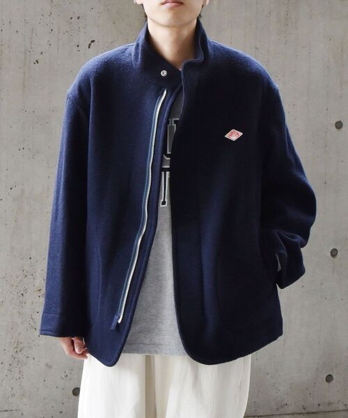 DANTON: WLP スタンドカラー ジャケット ◇DANTON(ダントン) WOOL LIGHT PILE STAND COLLAR JACKET ウール