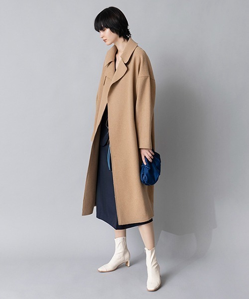 Casselini（キャセリーニ）の「LE VERNIS(ル・ベルニ)ベルベットリンクルクラッチ（ショルダーバッグ・レディース・ブラック/ブルー・FREE）」の14枚目の写真