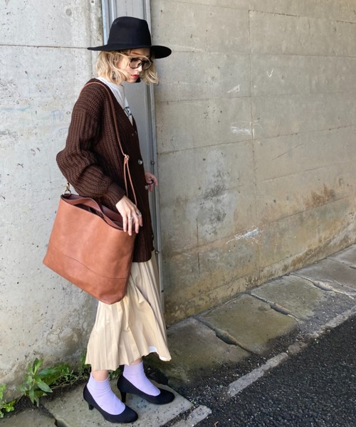 deux amour（ドゥーザムール）の「2WAYバック（ドラムバッグ・レディース・ネイビー/ライトブラウン/シャンパン・FREE）」の14枚目の写真