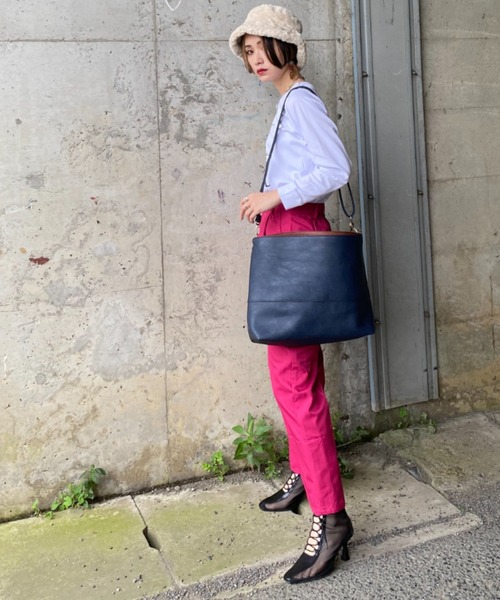 deux amour（ドゥーザムール）の「2WAYバック（ドラムバッグ・レディース・ネイビー/ライトブラウン/シャンパン・FREE）」の15枚目の写真