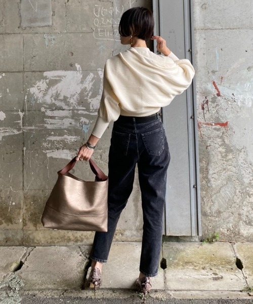 deux amour（ドゥーザムール）の「2WAYバック（ドラムバッグ・レディース・ネイビー/ライトブラウン/シャンパン・FREE）」の22枚目の写真