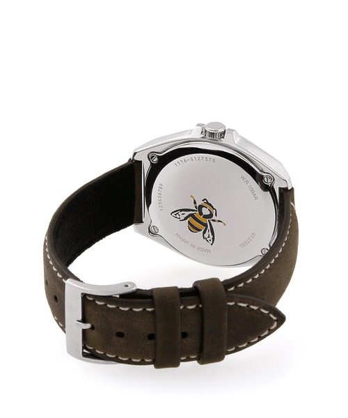 Paul Smith(ポールスミス)の「Closed Eyes Military メンズウォッチ / 863342 BELT(アナログ腕時計・メンズ・ブラック/オリーブ・FREE)」の4枚目の写真