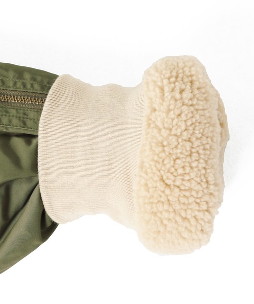 GLAZOS（グラソス）の「薄中綿入り・リバーシブルMA-1（MA-1・キッズ・ブラック/カーキ/ブラウン・130cm/140cm/150cm/160cm/170cm）」の19枚目の写真