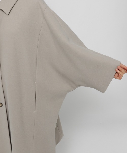 LOWRYS FARM（ローリーズファーム）の「ウールライクポンチョコート　952595（ポンチョ・レディース・ダークブラウン/ブルー/アイボリー・FREE）」の22枚目の写真