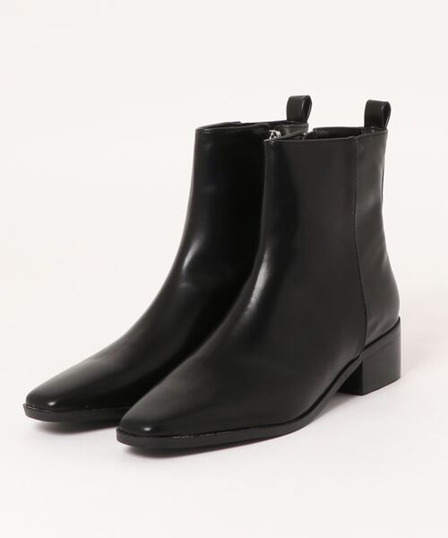 Didot.showroom(ディドット ショールーム)の「smart square short boots / スマートスクエアショートブーツ(ブーツ・レディース・ブラック/ブラウン・24.5cm/25cm/23cm/23.5cm/24cm)」の14枚目の写真