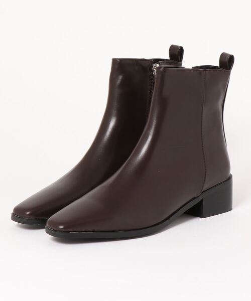 Didot.showroom(ディドット ショールーム)の「smart square short boots / スマートスクエアショートブーツ(ブーツ・レディース・ブラック/ブラウン・24.5cm/25cm/23cm/23.5cm/24cm)」の15枚目の写真