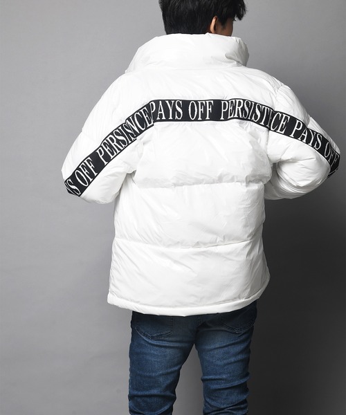 JACKROSE(ジャックローズ)の「JE-ロゴテープ・エコダウンスタンド・ブルゾン(ブルゾン・メンズ・ホワイト/ブラック/ブラック系その他2・M/L/XL)」の11枚目の写真