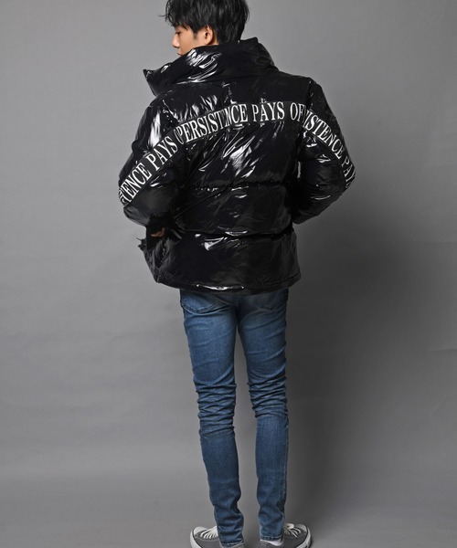 JACKROSE(ジャックローズ)の「JE-ロゴテープ・エコダウンスタンド・ブルゾン(ブルゾン・メンズ・ホワイト/ブラック/ブラック系その他2・M/L/XL)」の14枚目の写真