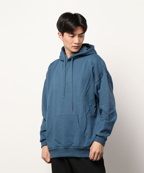 チャイハネ（チャイハネ）の「【チャイハネ】ネイティブ柄刺繍MEN'Sフードトップス（パーカー・メンズ・ホワイト/パープル/ブルー・FREE）」の8枚目の写真