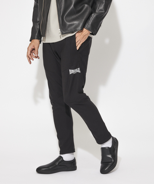 LONSDALE（ロンズデール）の「【LONSDALE/セットアップ対応】ニット 裏フリース パンツ（スウェットパンツ・メンズ・ベージュ/チャコールグレー/ブラック・46/48/50）」の2枚目の写真