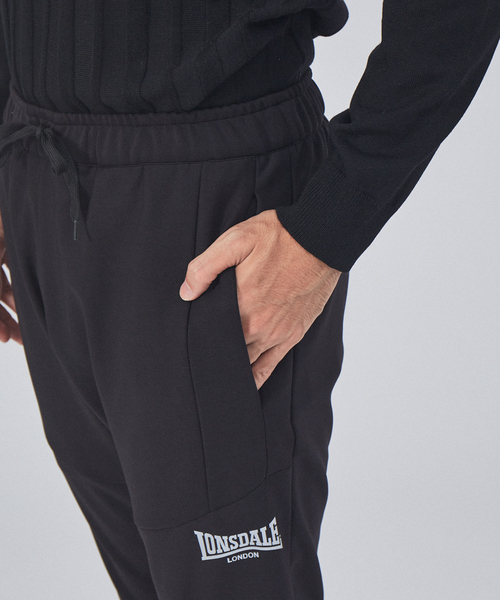 LONSDALE（ロンズデール）の「【LONSDALE/セットアップ対応】ニット 裏フリース パンツ（スウェットパンツ・メンズ・ベージュ/チャコールグレー/ブラック・46/48/50）」の8枚目の写真