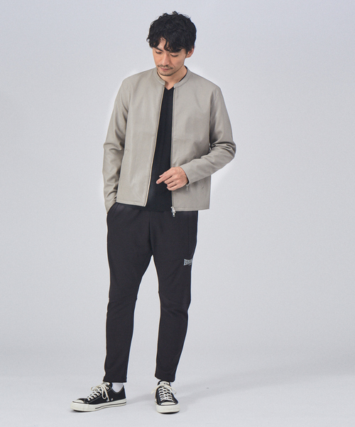 LONSDALE（ロンズデール）の「【LONSDALE/セットアップ対応】ニット 裏フリース パンツ（スウェットパンツ・メンズ・ベージュ/チャコールグレー/ブラック・46/48/50）」の21枚目の写真