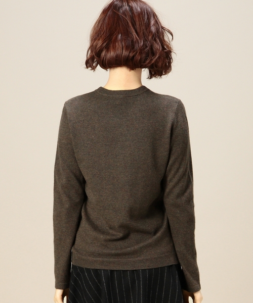 BEAUTY&YOUTH UNITED ARROWS（ビューティーアンドユースユナイテッドアローズ）の「BYBC ロゴニットプルオーバー 2◆（ニット/セーター・レディース・ブラック/グレー/オリーブ・フリー）」の4枚目の写真