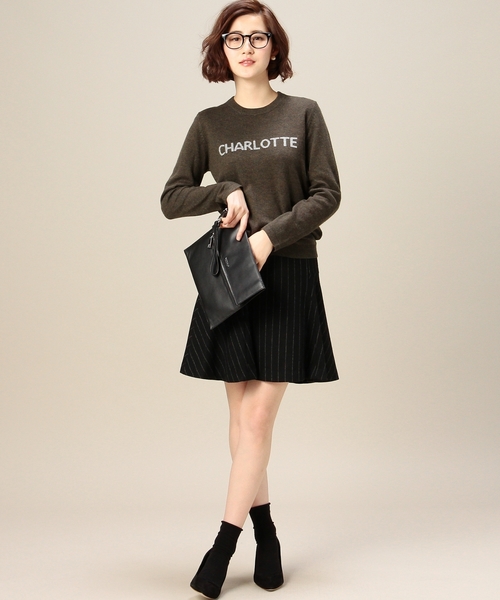 BEAUTY&YOUTH UNITED ARROWS（ビューティーアンドユースユナイテッドアローズ）の「BYBC ロゴニットプルオーバー 2◆（ニット/セーター・レディース・ブラック/グレー/オリーブ・フリー）」の7枚目の写真