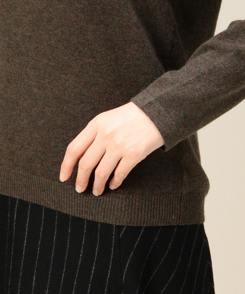 BEAUTY&YOUTH UNITED ARROWS（ビューティーアンドユースユナイテッドアローズ）の「BYBC ロゴニットプルオーバー 2◆（ニット/セーター・レディース・ブラック/グレー/オリーブ・フリー）」の9枚目の写真