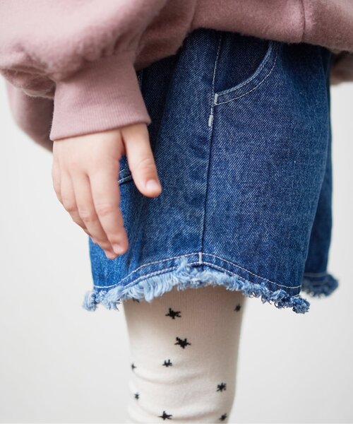BREEZE（ブリーズ）の「星刺繍フリンジショートデニムパンツ（その他パンツ・キッズ・ブルー/ネイビー・110/100/120/140/90/150/130）」の15枚目の写真