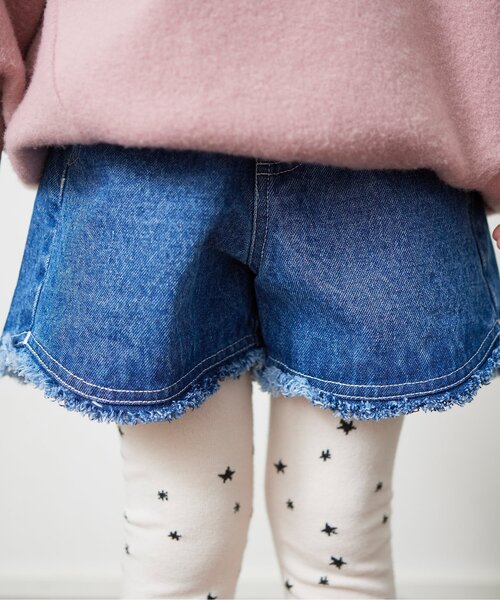 BREEZE（ブリーズ）の「星刺繍フリンジショートデニムパンツ（その他パンツ・キッズ・ブルー/ネイビー・110/100/120/140/90/150/130）」の16枚目の写真