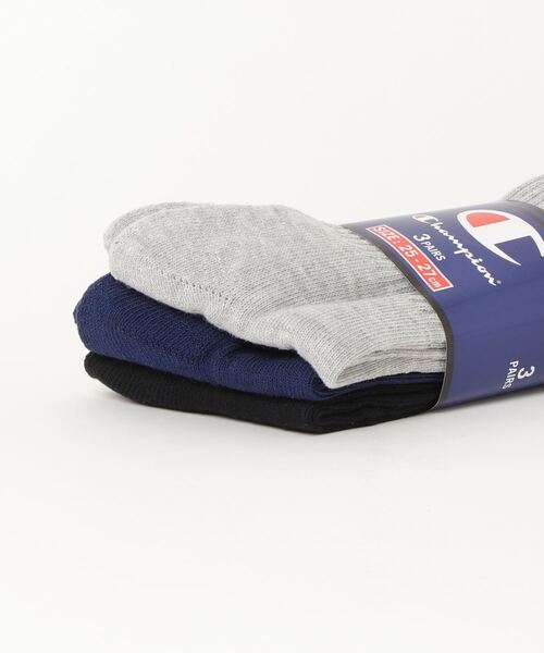 Champion(チャンピオン)の「【Champion】フルレングスソックス 3P(ソックス/靴下・メンズ・ホワイト/グレー/マルチ/ブラック・SMALL/MEDIUM/LARGE)」の14枚目の写真