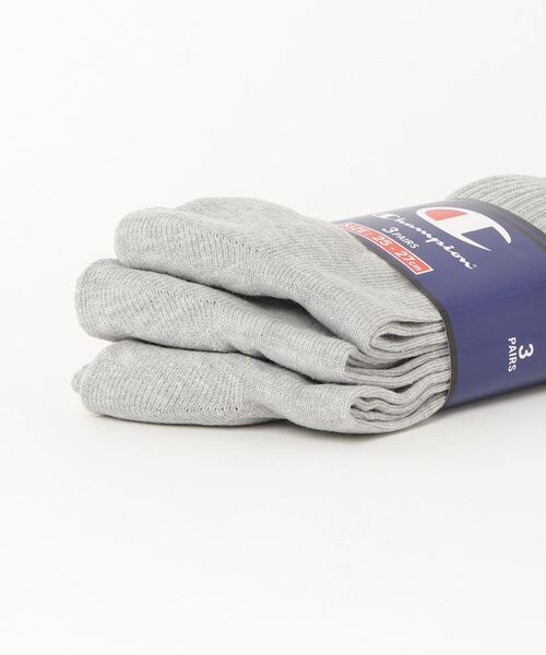 Champion(チャンピオン)の「【Champion】フルレングスソックス 3P(ソックス/靴下・メンズ・ホワイト/グレー/マルチ/ブラック・SMALL/MEDIUM/LARGE)」の15枚目の写真