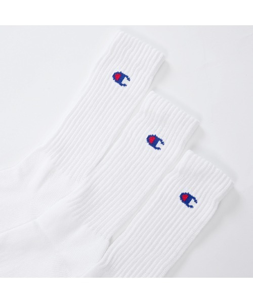 Champion(チャンピオン)の「【Champion】フルレングスソックス 3P(ソックス/靴下・メンズ・ホワイト/グレー/マルチ/ブラック・SMALL/MEDIUM/LARGE)」の5枚目の写真