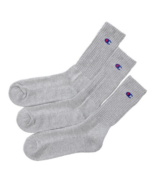 Champion(チャンピオン)の「【Champion】フルレングスソックス 3P(ソックス/靴下・メンズ・ホワイト/グレー/マルチ/ブラック・SMALL/MEDIUM/LARGE)」の16枚目の写真