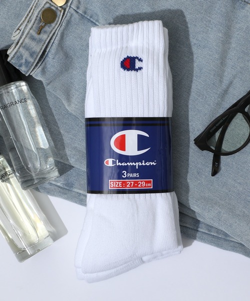 Champion(チャンピオン)の「【Champion】フルレングスソックス 3P(ソックス/靴下・メンズ・ホワイト/グレー/マルチ/ブラック・SMALL/MEDIUM/LARGE)」の19枚目の写真