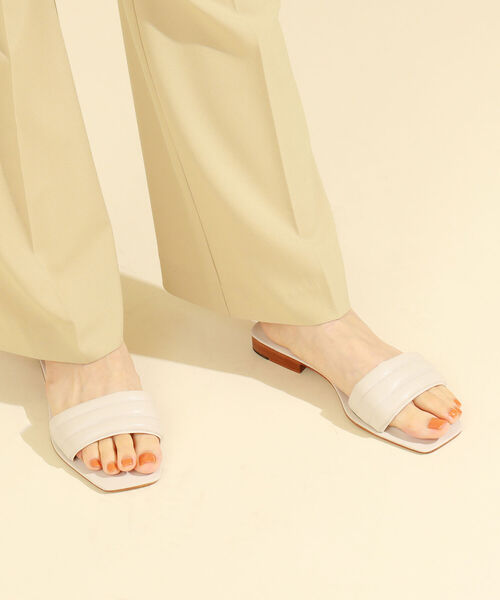 Ray BEAMS（レイビームス）の「MOHI / コロネ サンダル（サンダル・レディース・パープル/オフホワイト/グリーン・38/39/35/36/37）」の2枚目の写真