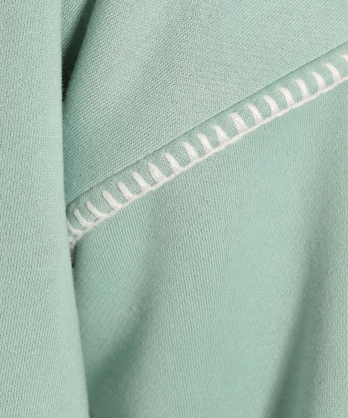 niko and...(ニコアンド)の「ブランケットステッチレイヤードプルオーバー(Tシャツ/カットソー・レディース・ベージュ/ネイビー/ライトグリーン・MEDIUM/LARGE)」の18枚目の写真